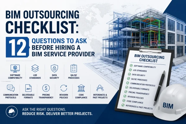 BIM Outsourcing Checklist: 12 Questions to Ask Before Hiring a BIM Service Provider
